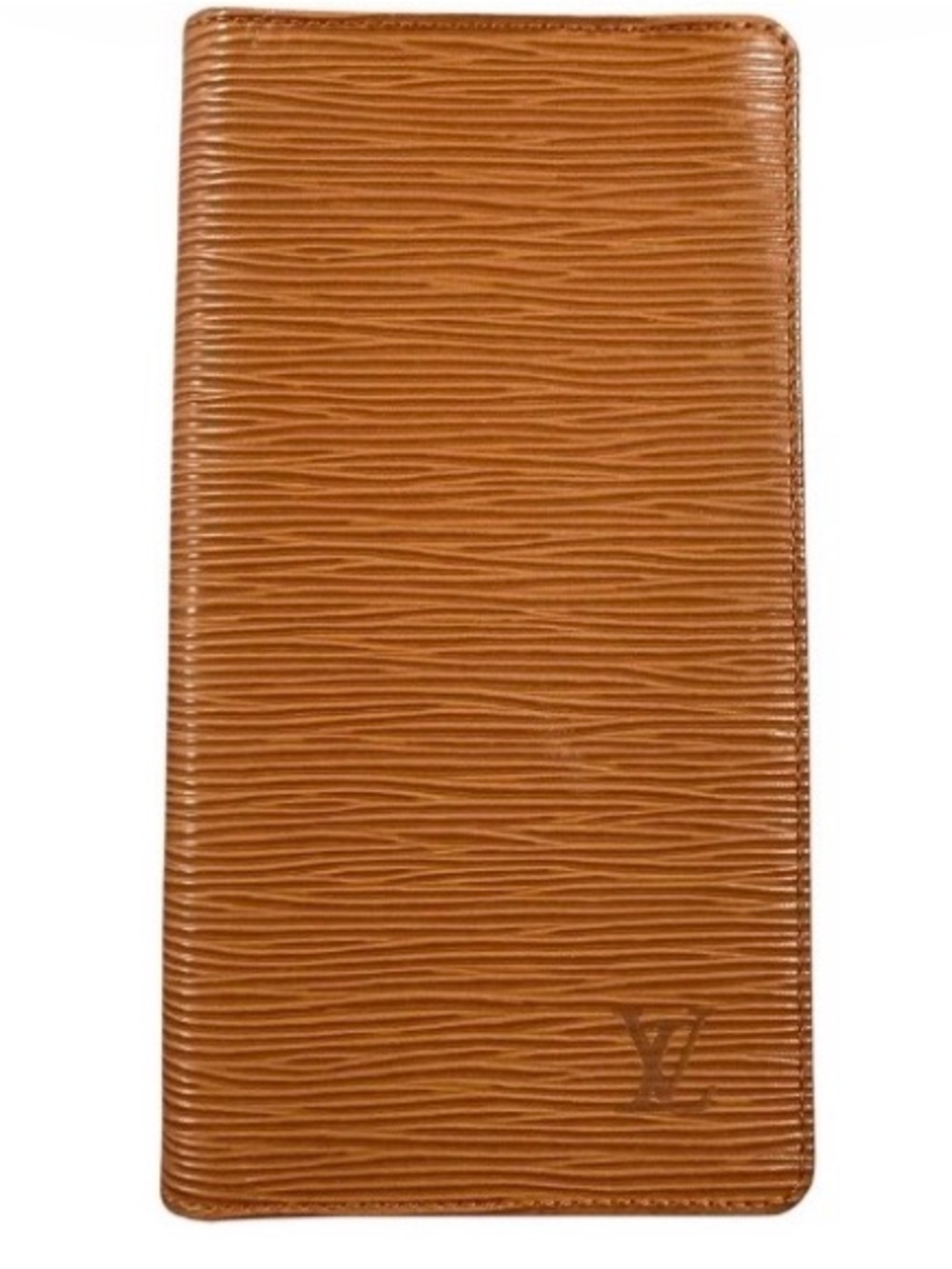 Louis Vuitton Brown Cognac Epi Leather Bifold Long Wallet Card Holder